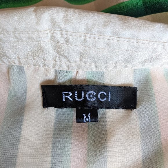 Striped Floral Sleeveless Dress- Size 6 - Picture 9 of 9